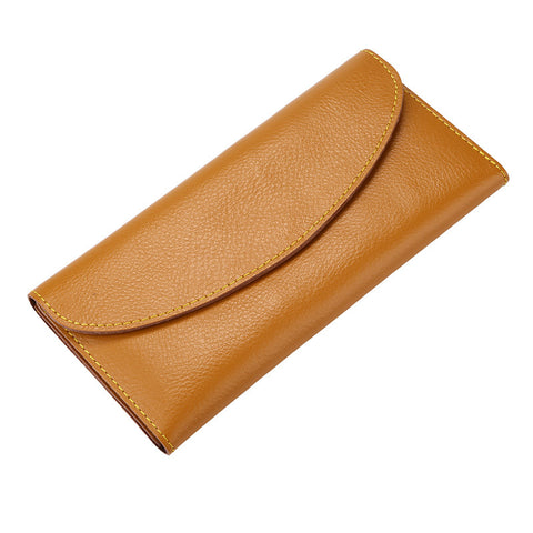 Women's Leather Simple Wallet Long