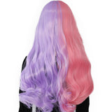 Ladies Two-tone Long Curly Hair Lace Wig