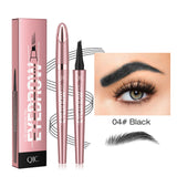 Rose Gold Four Pronged Eyebrow Pencil - UNBEATABLE STORE