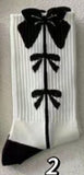 Black Strawberry Socks Women's Mid Tube Stockings Japanese Butterfly Student All-match Deodorant Long Socks