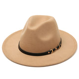 Casual Personality Jazz Hat All-match Woolen Big Brim