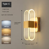 Golden Nordic Style Wall Lamp Lighting Fixture