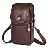 Men's Multi-functional Outdoor Portable Fashion Leather Belt Bag