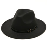 Casual Personality Jazz Hat All-match Woolen Big Brim