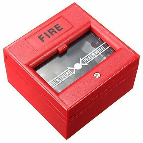 Wired Security Button Hand Breaking Glass Emergency Fire Alarm - UNBEATABLE STORE