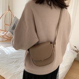 Autumn And Winter Korean Style Crossbody Saddle Bag Fashion