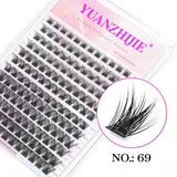 DIY Self-grafting Segmented Eyelashes Thick Natural Light Without Feeling