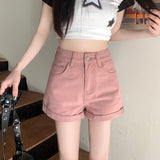 Hong Kong Style Denim Shorts Women's Summer