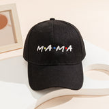 Letter Embroidery Parent-child Hat Velcro Adjustment Casual Sun-proof