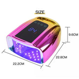 Nail Light Therapy Machine 96W High Power Quick Dry Smart Wireless UV