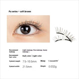 Magnetic Eyelashes Thick Zero Glue Long C Curved Eyelashes