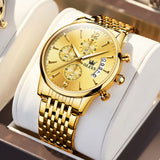 Men's Multifunctional Large Dial Sports Quartz Watch