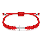 Simple And Fashionable Woven Rope Bracelet Cross