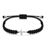 Simple And Fashionable Woven Rope Bracelet Cross