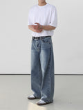 Fashion Personality Retro Washed Jeans Men