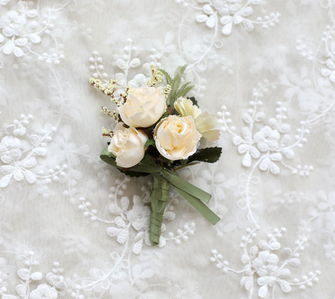 Gift Wrapping Groom And Groomsman Corsage