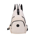 Single Shoulder Crossbody Chest Bag Double Back Large Capacity Women's Bag