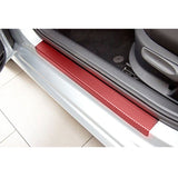 Car Universal Threshold Carbon Fiber Stickers Door Protection Stickers