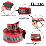 Anti-stepping Universal Modified Pedal Trim Strip Carbon Fiber