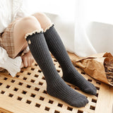 Spring And Autumn Thin Cotton Mid-length Socks