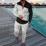 Autumn Long-sleeved Trousers Two-piece Sports And Leisure Men's Suit