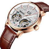 Men's Mechanical Automatic Double Tourbillon Watch Waterproof