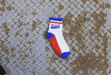 Letter Striped Skateboard Cotton Mid-calf Length Socks