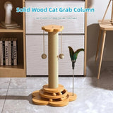 Solid Wood Cat Turntable - UNBEATABLE STORE