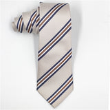 Business Formal Wear Classic Contrast Color Twill Tie For Men