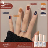 Women's Three-color 2024 New Ice Jelly Nude Color Gel Nail Polish Suit