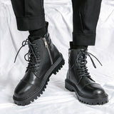 New Mid-top Round Head Chelsea Men's Boots