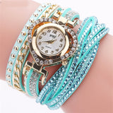 Ladies Round Diamond Love Dial Bracelet Watch