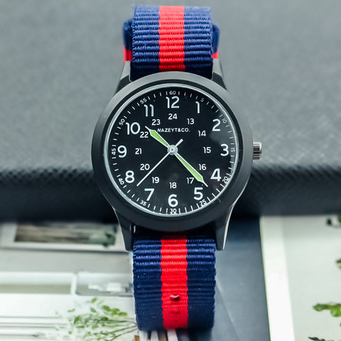 Men's Fashion Nylon Outdoor Luminous Watch