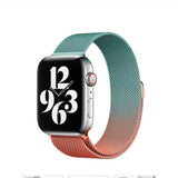 Personality Tide Gradient Color Milanese Magnetic Strap