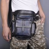 Retro Multi-functional Cowhide Tool Fanny Pack