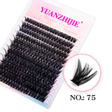 DIY Self-grafting Segmented Eyelashes Thick Natural Light Without Feeling