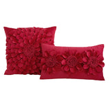 French Entry Lux Heavy Industry 3D Solid Color Pillowcase