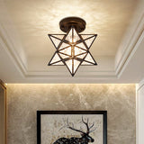 Nordic Creative Five Star Ceiling Lamp