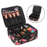 Small Double Layered Makeup Travel Storage Box Makeup Artist