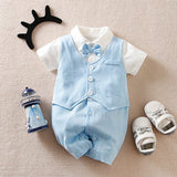 Baby Boy Gentleman Jumpsuit Baby Autumn Clothing