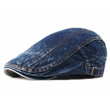 Fashion Wash Denim Beret Men