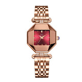 Ladies Square Quartz Waterproof Watch