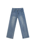 Fashion Personality Retro Washed Jeans Men