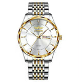 Men's Fashion Automatic Steel Band Quartz Watch