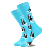 Fashion Volcano Astronaut Beer Multi-pattern Cotton Socks