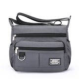 Men's Outdoor Leisure Multi-layer Zipper Messenger Bag