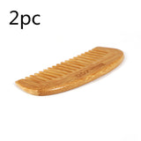 Natural Bamboo Wooden Hair Comb Massage Scalp Anti-static Men Comb 12x5.2cm Women Hair Styling Tool Head Meridian Massage Comb