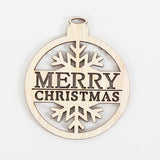 Christmas Party Decorative Creative Hollow Pumpkin Pendant Wooden Craftwork