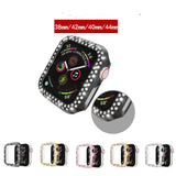 Pc Double Diamond Frame Electroplating Watch Case