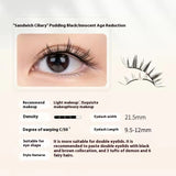 Magnetic Eyelashes Thick Zero Glue Long C Curved Eyelashes